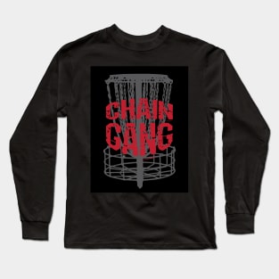 Chain Gang Black Red & Grey Long Sleeve T-Shirt